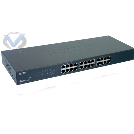 Switch 24 ports 10/100/1000 Mbits 19''