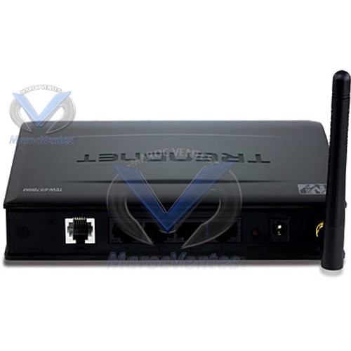 Routeur Wifi ADSL 150Mbits avec un débit 6 fois supérieur et une couverture 3 fois plus avec double par-feu WPS+4 ports 10/100 TEW-657BRM