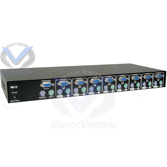 Swich KVM 8 Ports PS2 19" TK-801R