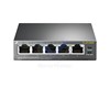 5-Ports 10/100Mbps Switch 4-Port PoE TL-SF1005P