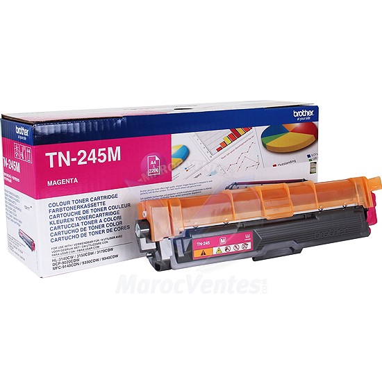 Cartouche de Toner Magenta Imprime 2 200 pages TN-245M