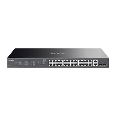 Omada 28-Port Gigabit Easy Managed Switch avec 24-Port PoE+