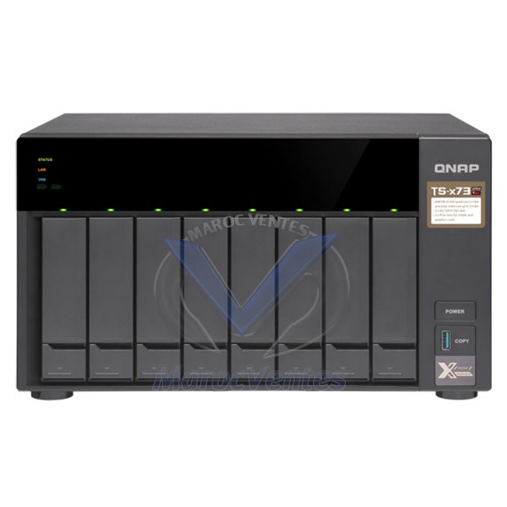 Serveur NAS 8 baies (sans disque dur) avec 4GB DDR4 TS-873-4G