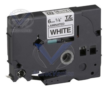 Brother Ruban 12 mm Noir/Blanc