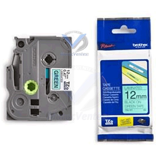 Brother Ruban Noir/Blanc 12 mm-Brother Ruban Noir/Blanc 12 mm
