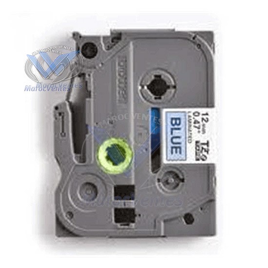 Brother Ruban Noir/Bleu 12mm-Brother Ruban Noir/Bleu 12mm