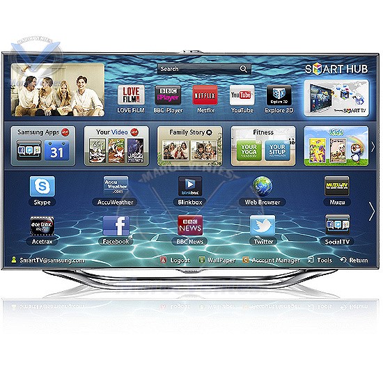 Sell Samsung UA55ES8000 55 Slim LED 3D Smart TV UA55ES8000