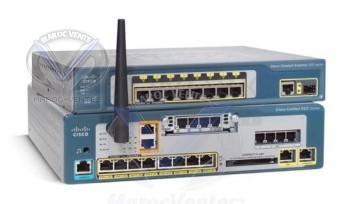 Passerelle VoIP 520 pour 24 utilisateurs (ISDN BRI) UC520-24U-4BRI-K9