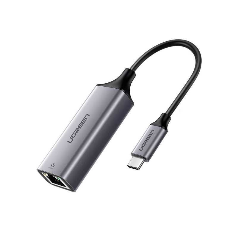 Adapteur Aluminium USB-C vers RJ45 Gris