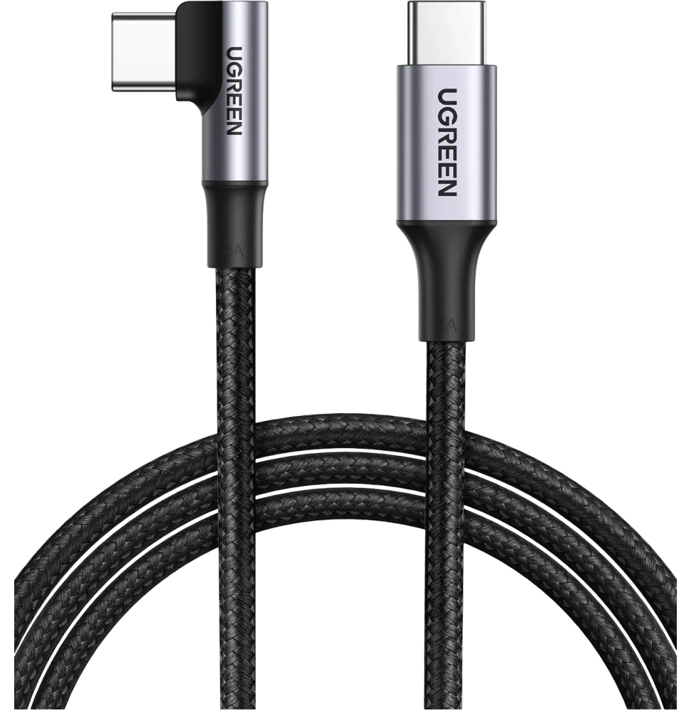 Cordon USB-C vers USB-C 5A 100W 1m Gris