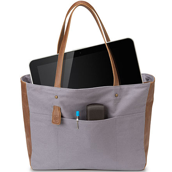 Sac en Toile 14.0"  Ladies Tote Gris