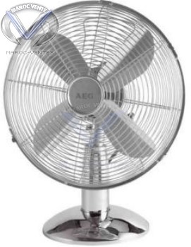 Ventilateur de bureau VL 5525 M, diamètre: 250 mm, argent VL 5525 M