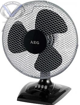 Ventilateur de table,diamètre: 300 mm, noir