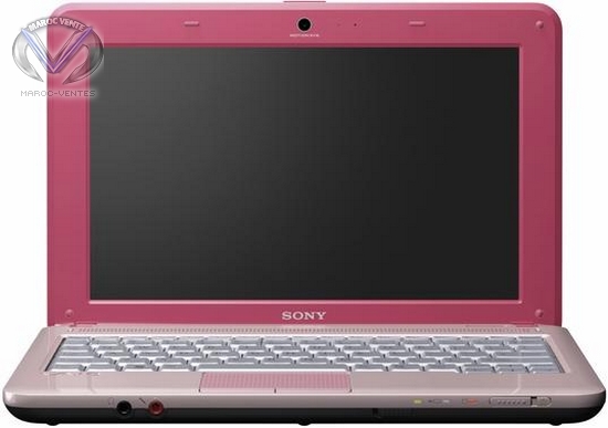 Netbook Couleur Rose Ecran 10" avec Webcam