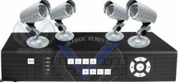 KIT PACKS VESCO DVR 4 CH+ 4CAMERA IR VS-5204SN