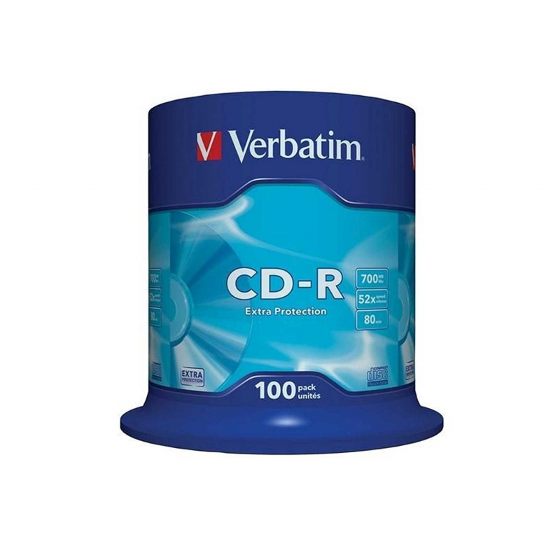 Verbatim - 100 x CD-R - 700 Mo ( 80 min ) 52x - spindle