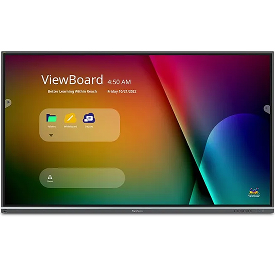 ViewBoard® Écran Interactif 86" 4K Tactile Jusqu'à 40 Points de Toucher