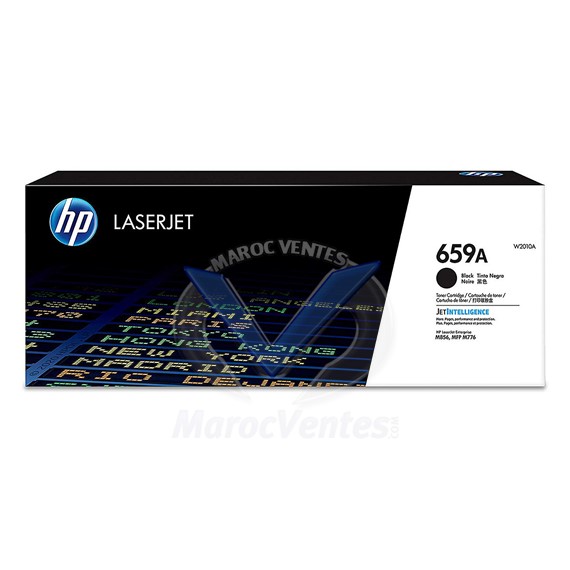 Cartouche de toner 659A noir haute capacité 16 000 pages W2010A