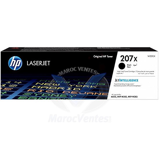 HP 207X Black Original LaserJet Toner Crtg 3150Pages W2210X