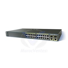 Switch Catalyst 2960-Plus 24TC-S 24 x 10/100 + 2 x SFP Gigabit combiné Géré