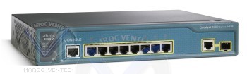 Switch Catalyst 3560 Compact 8 10/100 PoE avec 1 T/SFP IP Base Image WS-C3560-8PC-S
