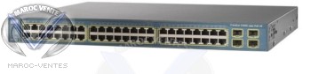 Switch Catalyst 3560 48 10/100/1000T PoE + 4 SFP + IPB Image WS-C3560G-48PS-S