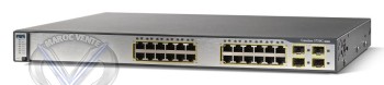 Switch Catalyst 3750 24 10/100/1000 + 4 SFP + IPB Image 1RU