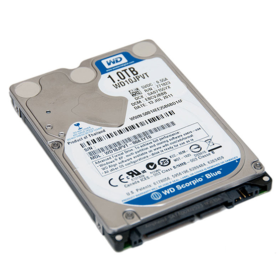 Disque Dur Interne 1 To SATA II 3Gb/s 2,5"