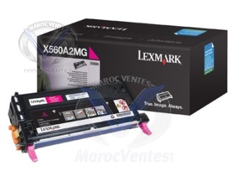 Cartouches toner magenta 4000 pages pour Lexmark X560n/dn