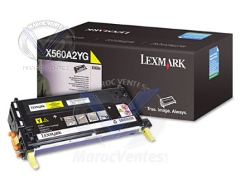 Cartouches toner jaune 4 000 pages pour Lexmark X560n/dn