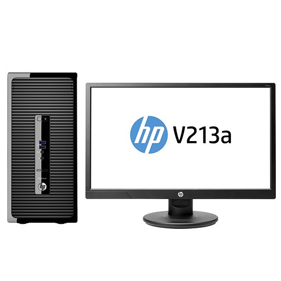 Ordinateur de Bureau  400G3 MT i5-6500 4GB 500GB FreeDos + Ecran 20,7"