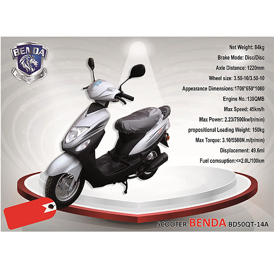 Scooter Benda BD50QT-14A