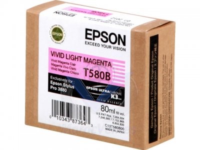 EPSON ENCRE PIGMENT VIVID MAGENTA CLAIR SP3880 (80M C13T580B00