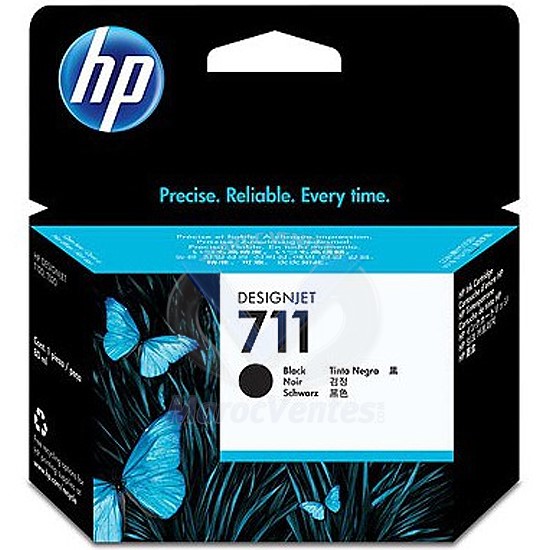 HP 711 80-ml Black Ink Cartridge CZ133A