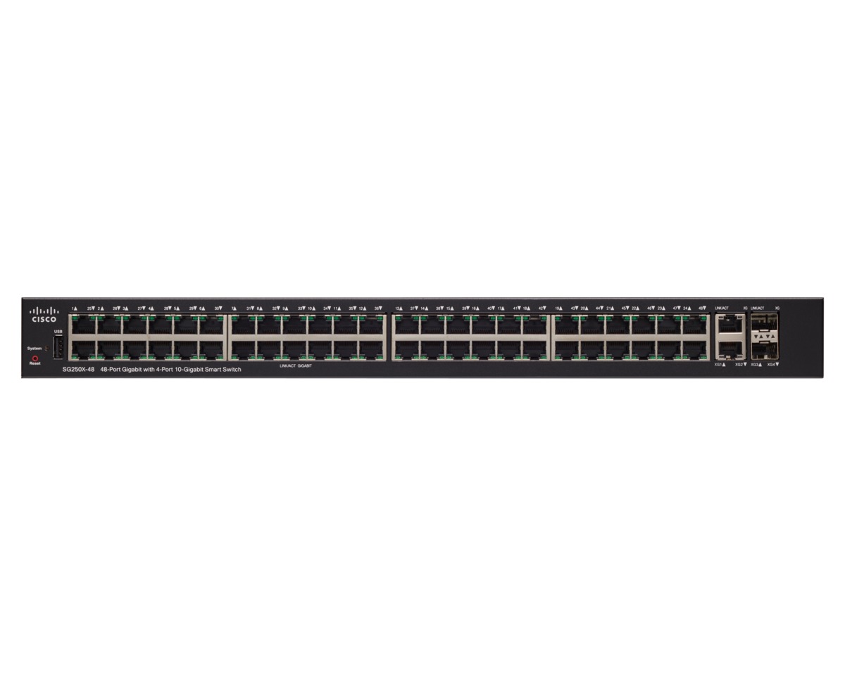 Switch 48 x 10/100/1000 + 2 x 10 Gigabit Ethernet + 2 x 10 Gigabit SFP +