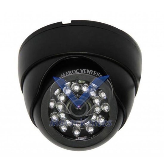 Camera Dome Couleur AluminiumMetal 1/4"HD digital sensor 900 TVL D1817