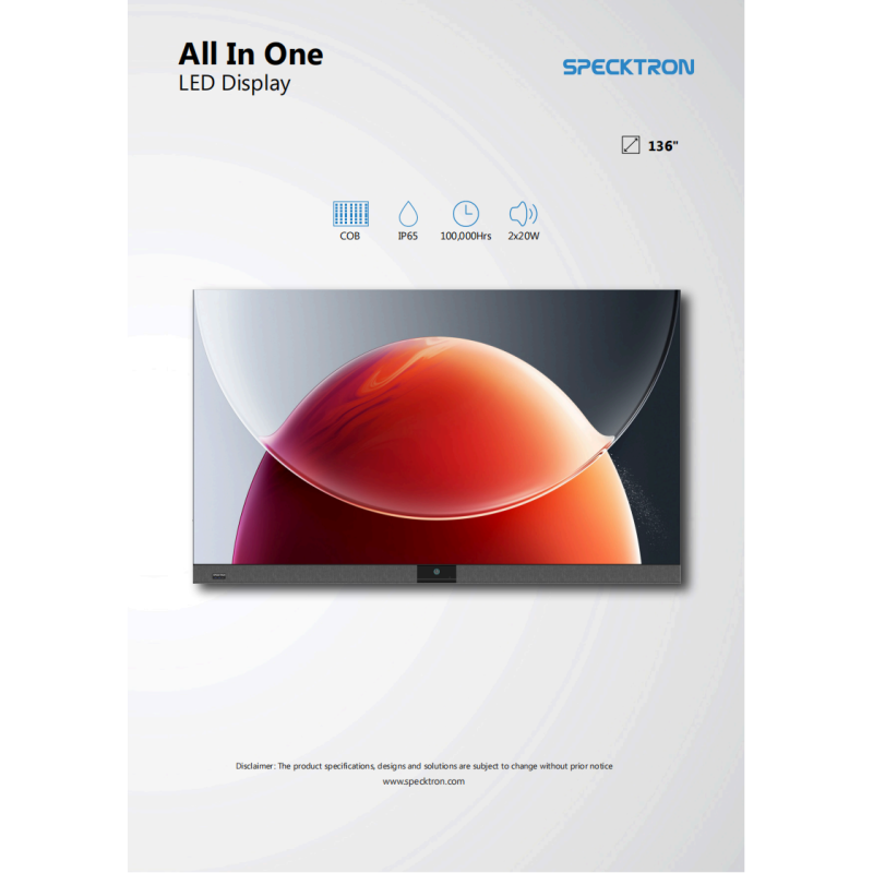 Écran LED GEANT 136" SPECKTRON X-VIEW