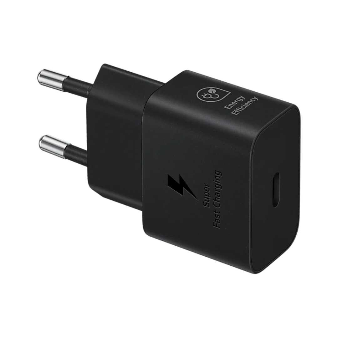 SAMSUNG 25W Wall charger C-to-C Adapter Only, no cable  Black