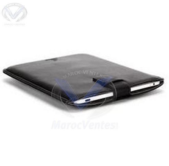 Pochette de protection en cuir noir pour iPad etui ipad