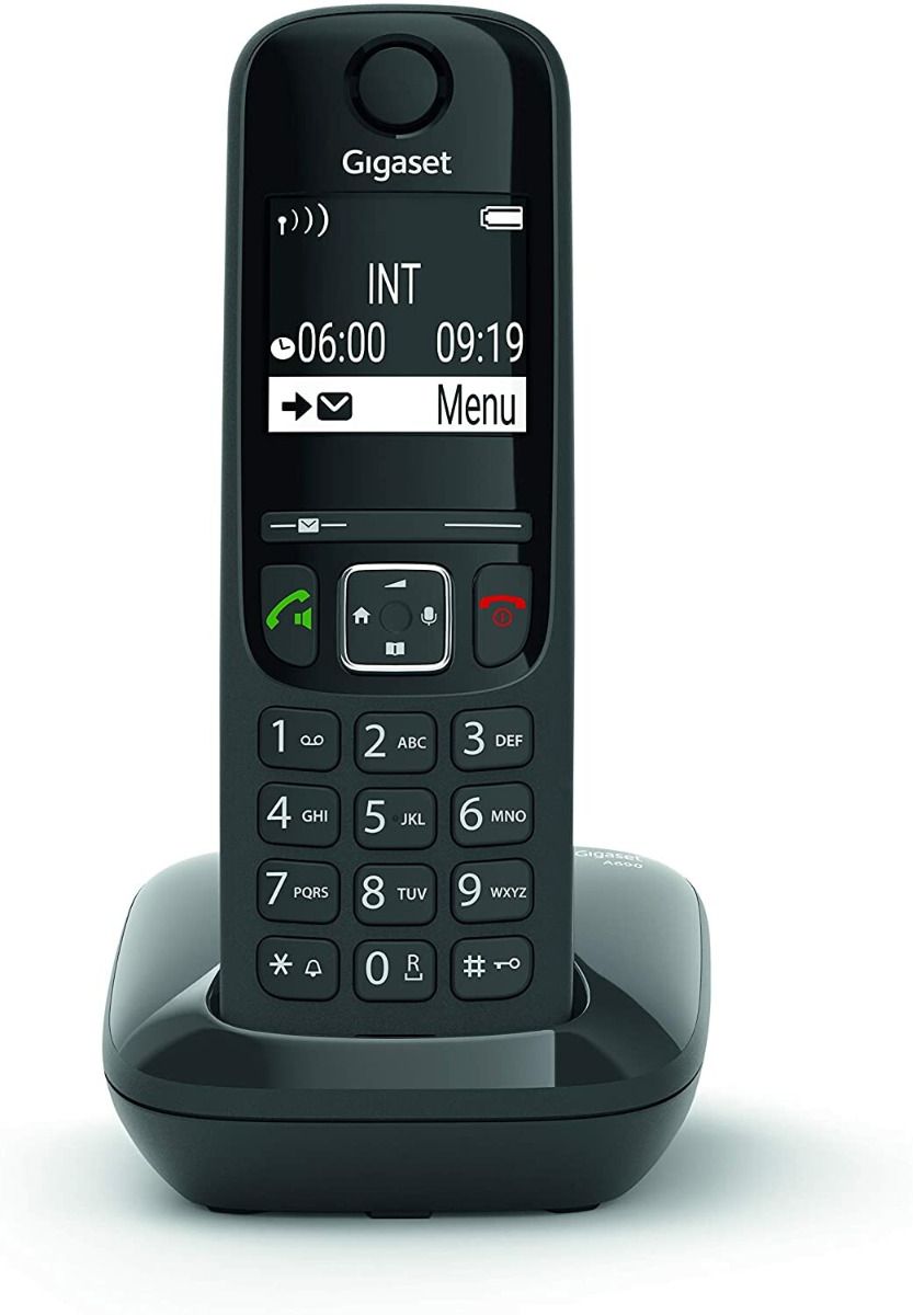 AS690 NOIR  téléphone sans fil DECT à la fois puissant et pratique Sans Répondeur