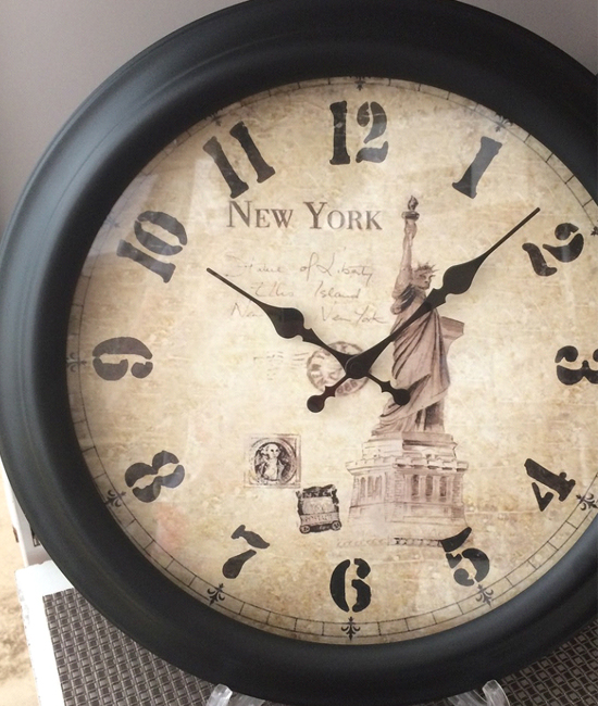 Horloge London Paris et New York