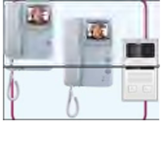 VIDEO DOOR PHONE AVEC 2 Extensions CCD 202VDP BLANC & NOIR