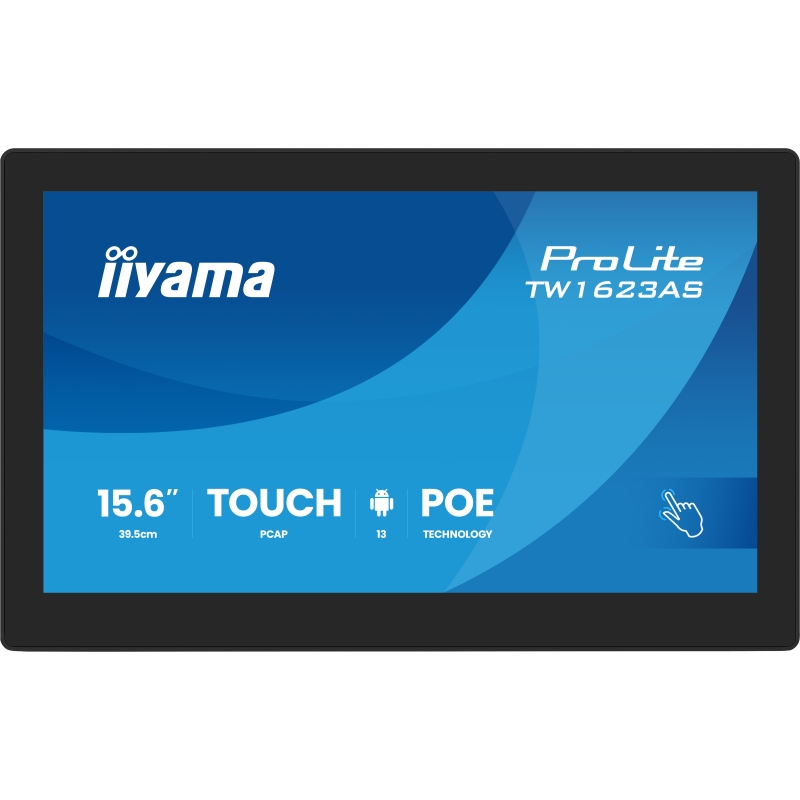 ProLite Ecran Tactile 15.6 pouces PCAP 10 points (PoE) et iiSignage