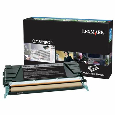 Lexmark toner Black Extra HighYield Return Program pour C748