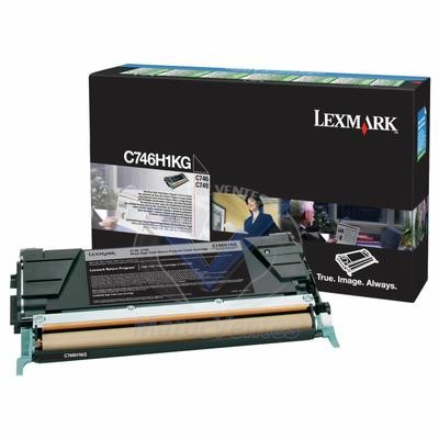 Lexmark toner Black Extra HighYield Return Program pour C748 C746H1KG