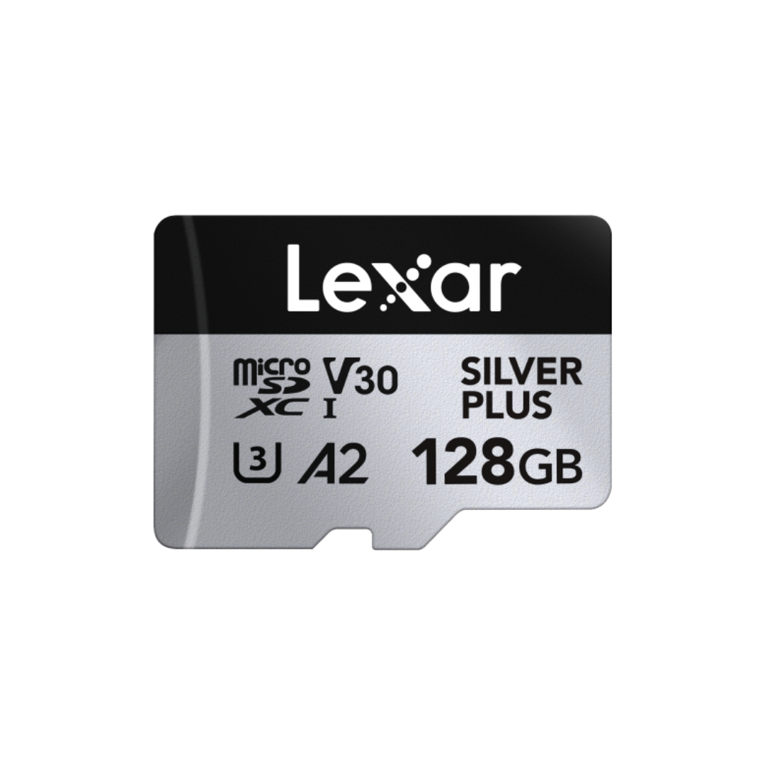 LEXAR CARTE SD MS Silver Plus 128GB Professional SILVER PLUS microSDXC™ UHS-I cards,up to 205MB 12M