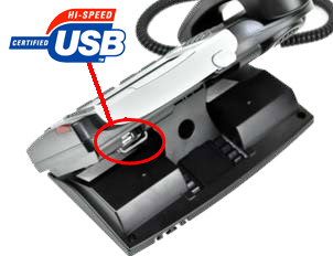 Port USB Écran Tactile couleur Téléphone IP couleur avec 5 Lignes SIP 