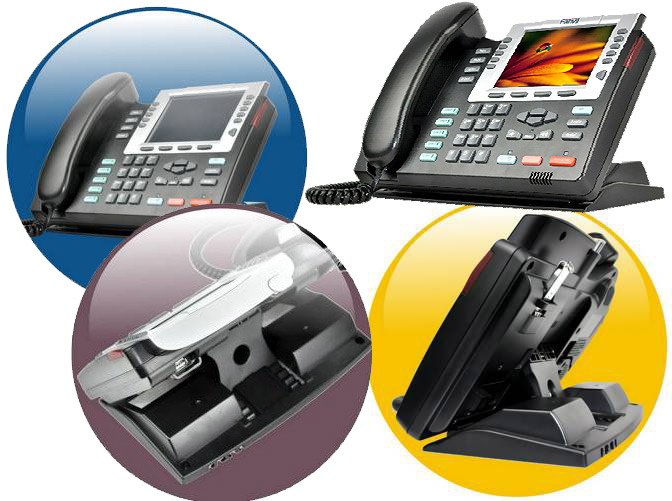 Écran Tactile couleur Téléphone IP couleur avec 5 Lignes SIP 