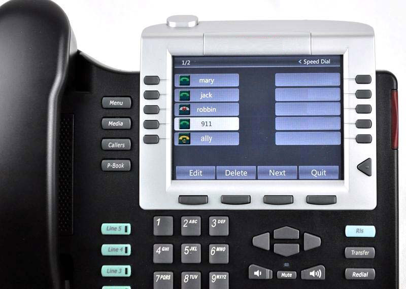 Écran Tactile couleur Téléphone IP couleur avec 5 Lignes SIP 