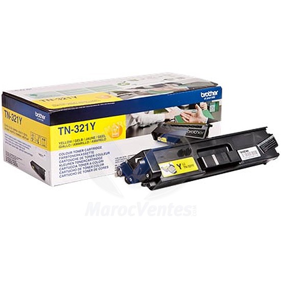 Cartouche de Toner Jaune Imprime 1500 Pages TN-321Y